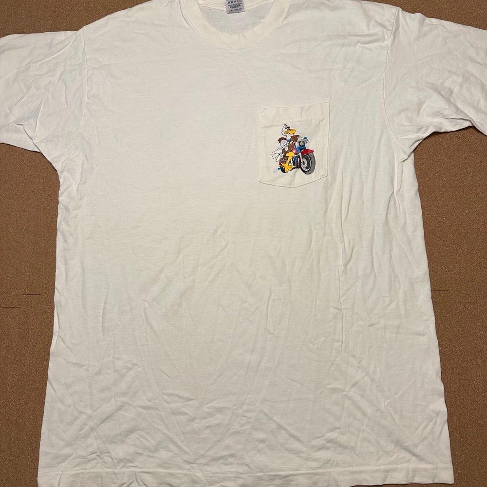 Fruit of the Loom Matco Tools Shirt Mens XXL White Vintage Eagle Motorcycle Tee